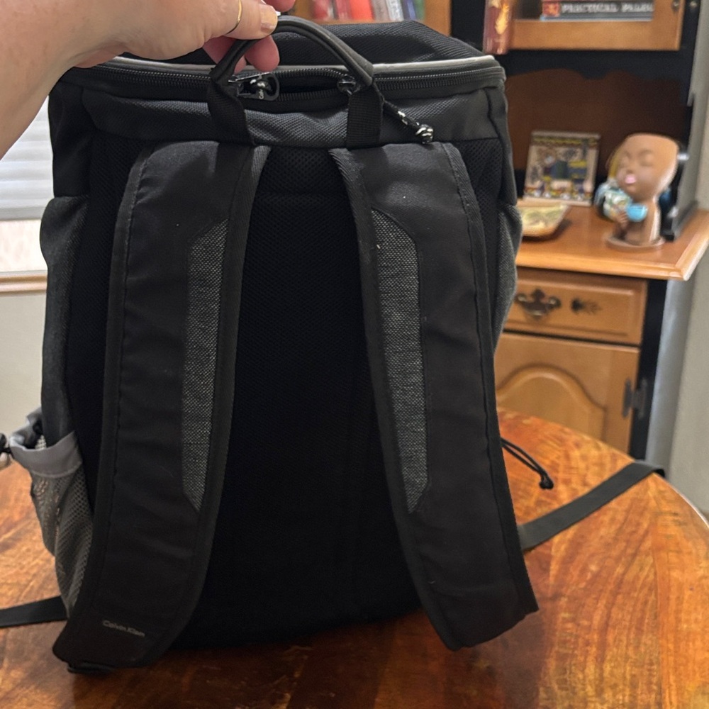 Calvin Klein Charcoal and Black Men's Backpack - Picture 10 of 15